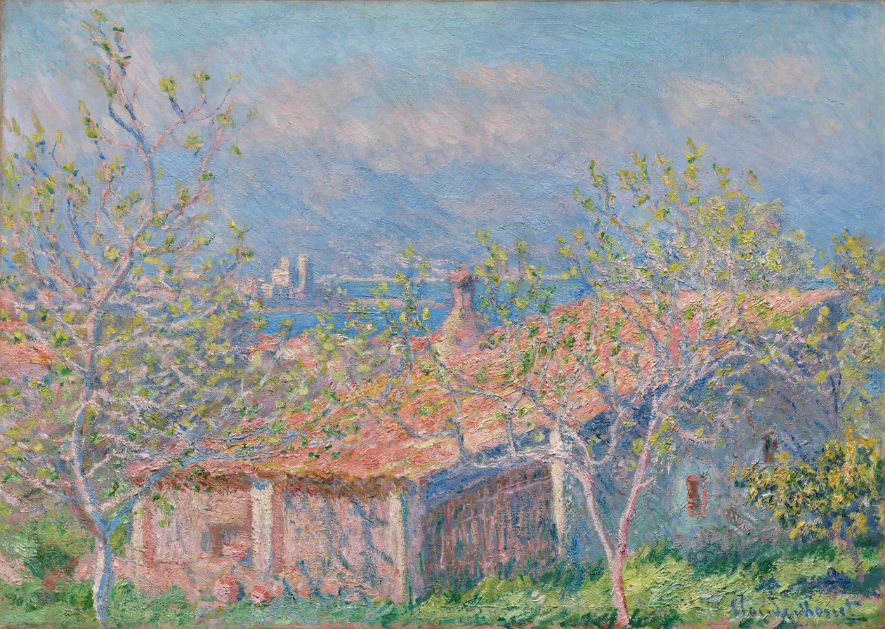 Gartnerens hus i Antibes av Claude Monet
