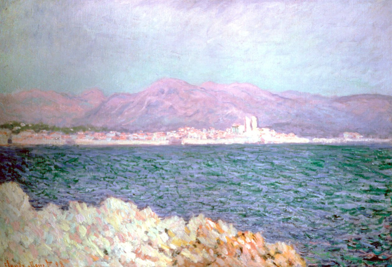 Antibesbukta, 1888 av Claude Monet