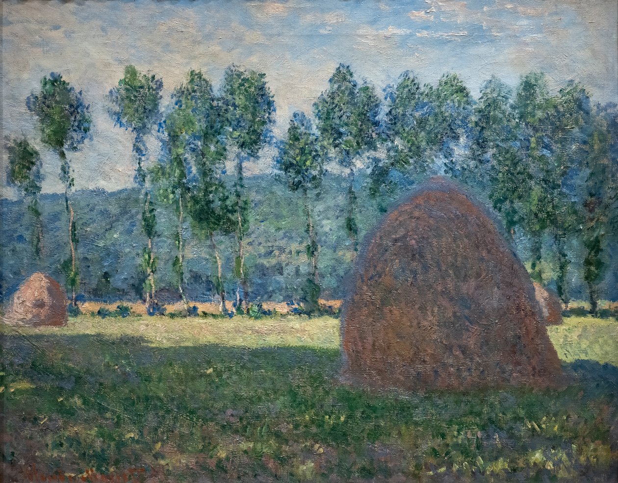 Høystakk nær Giverny av Claude Monet