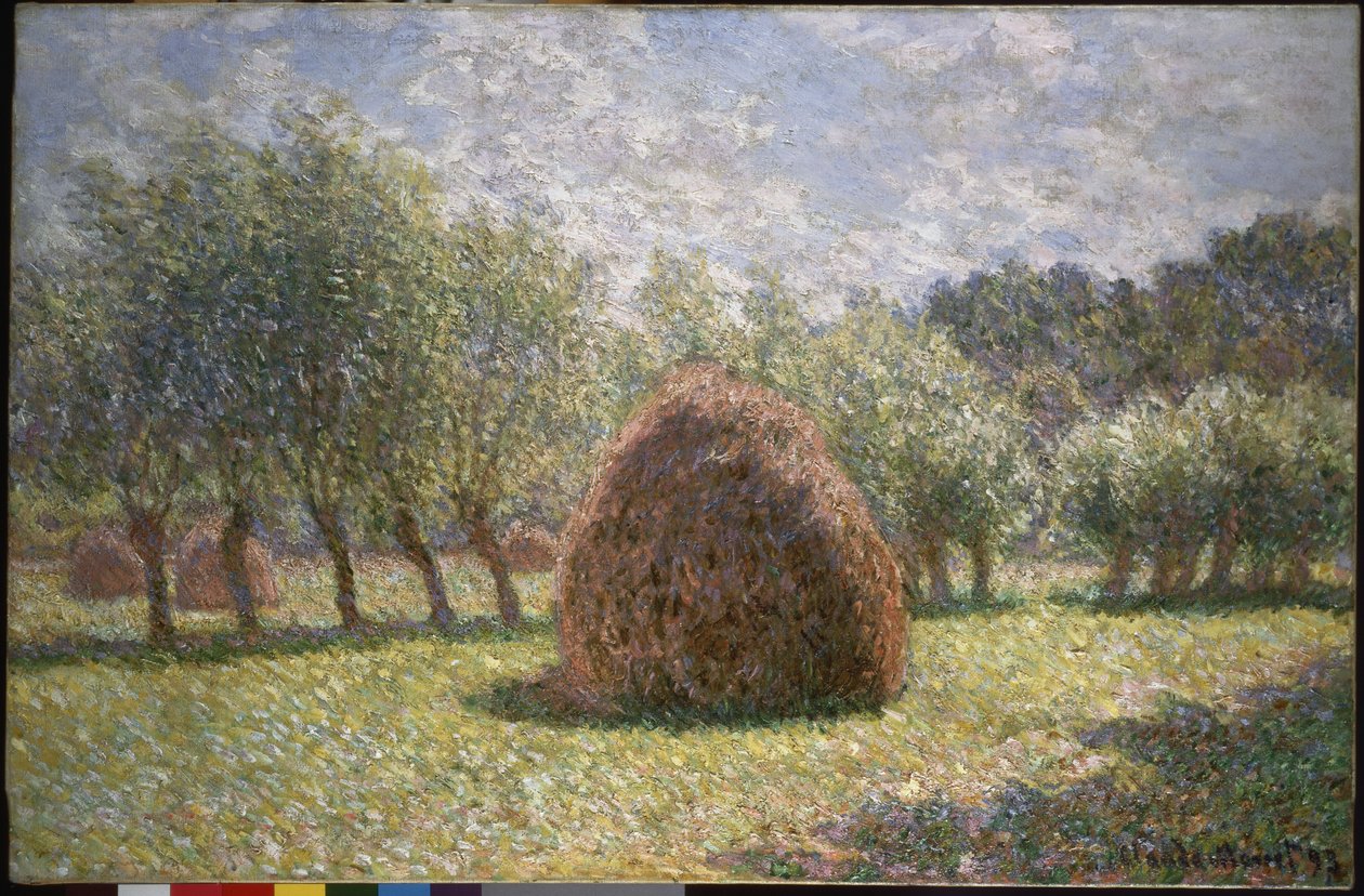 Høystakker ved Giverny, 1893 av Claude Monet