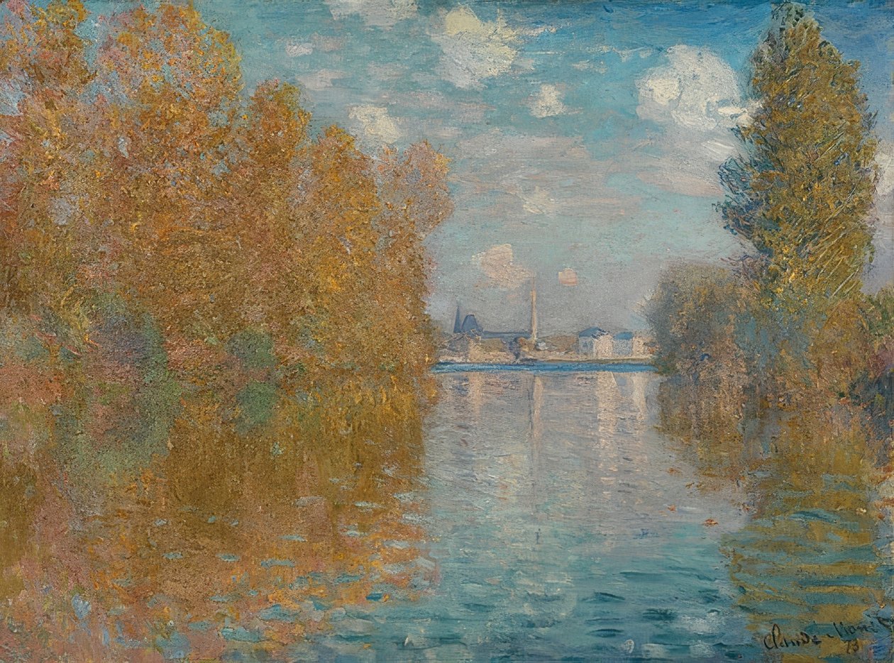 Høststemning i Argenteuil. 1873 av Claude Monet