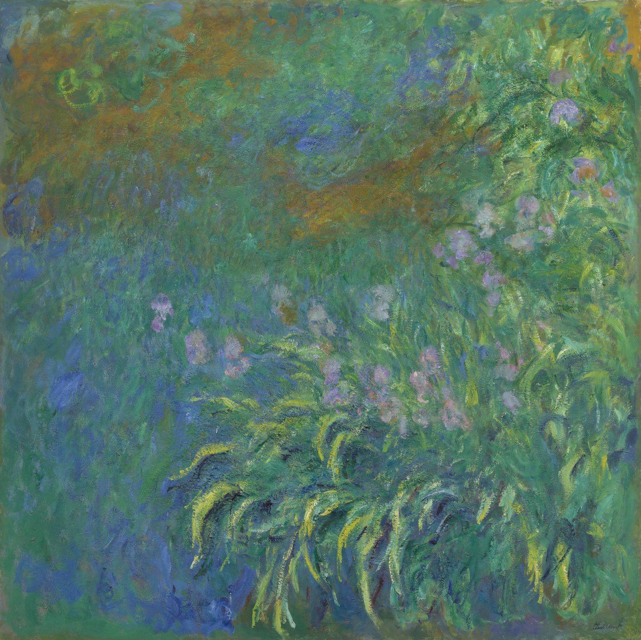 Iriser, 191417. av Claude Monet