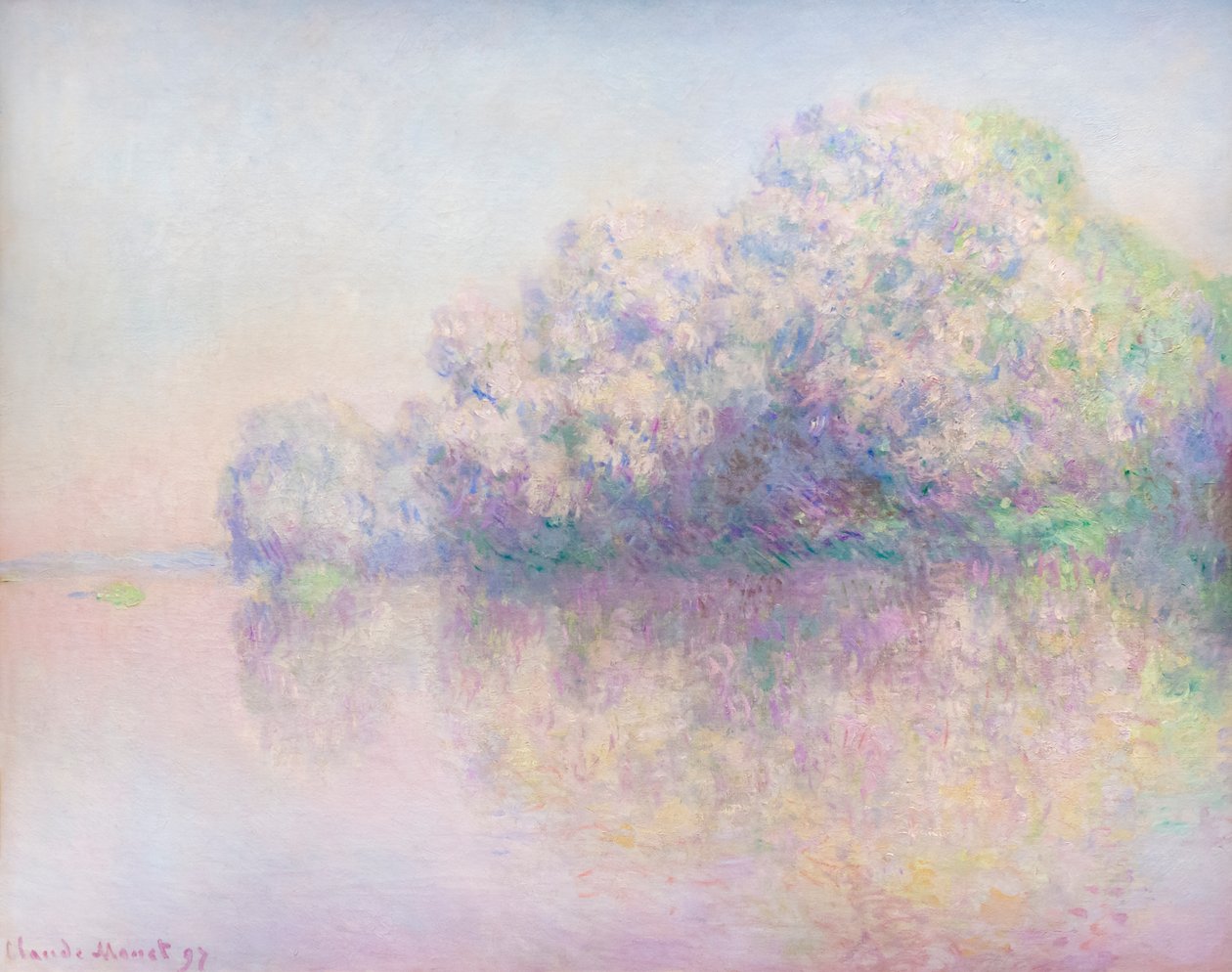 Øy av brennesler av Claude Monet
