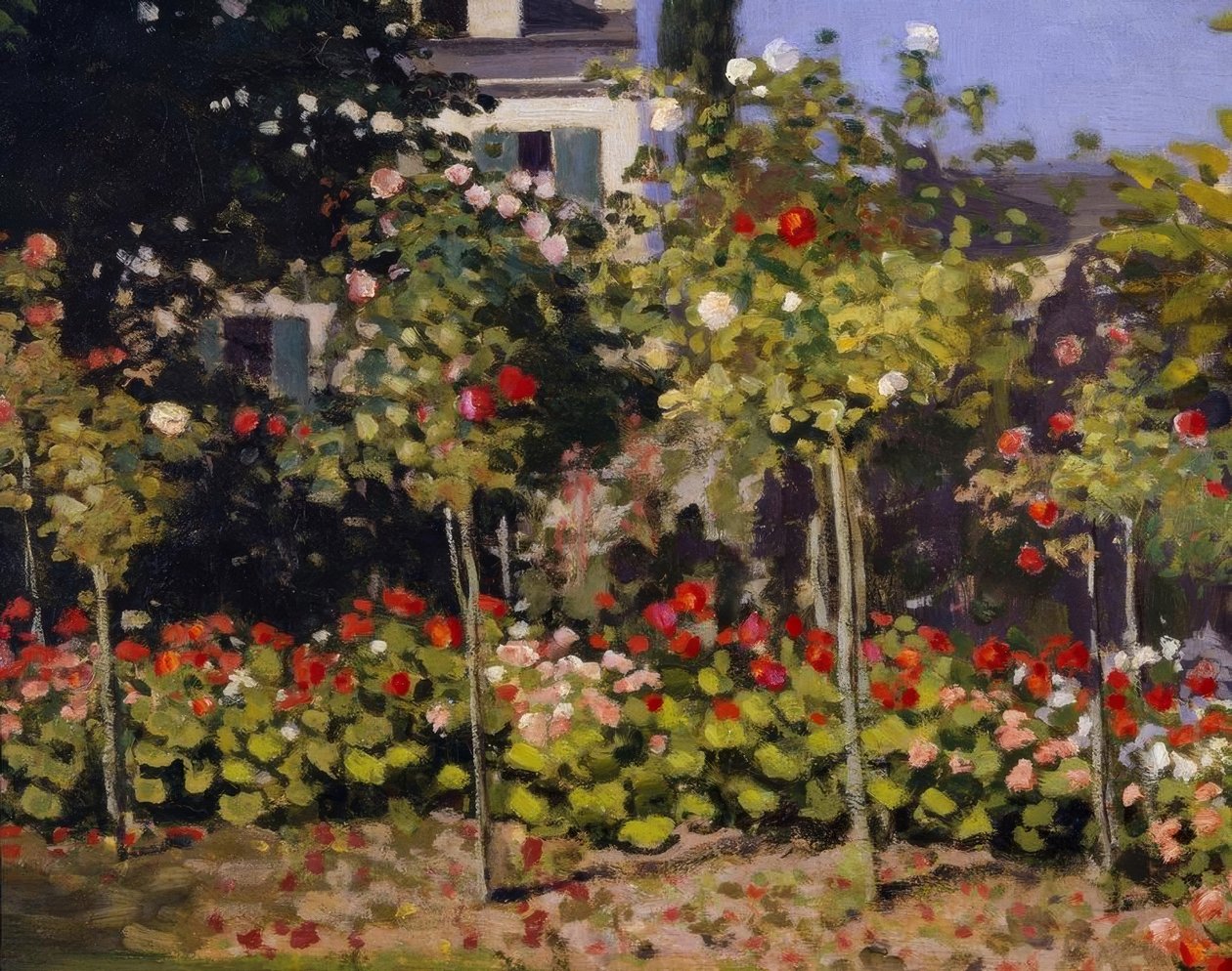 Blomstrende hage av Claude Monet