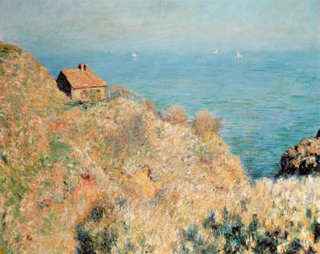 Fiskerhuset, Varengeville av Claude Monet
