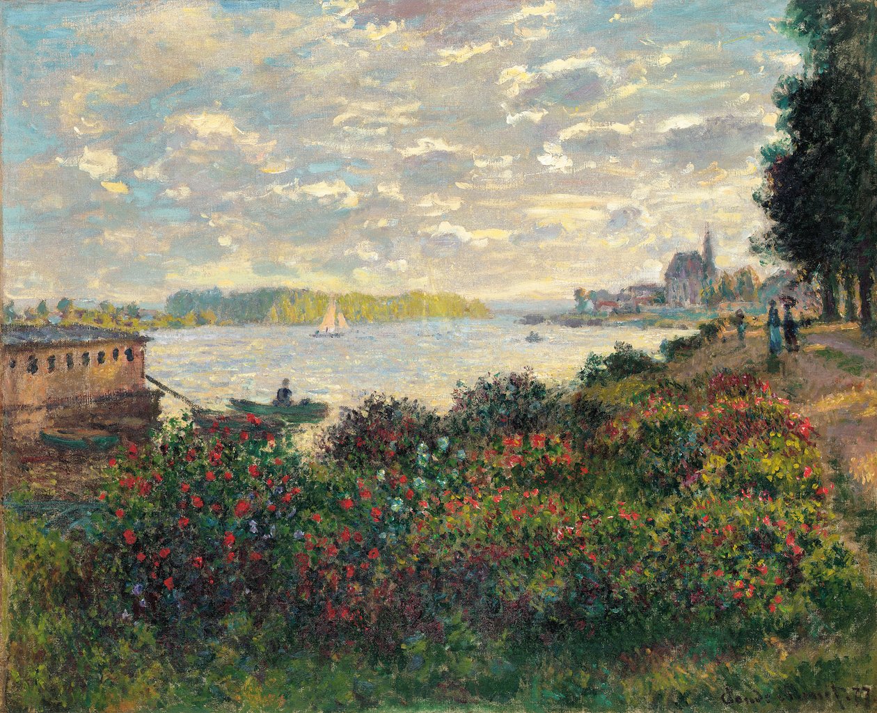 Seinen ved Argenteuil av Claude Monet