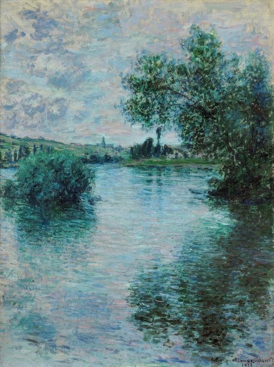 Seinen ved Vétheuil av Claude Monet