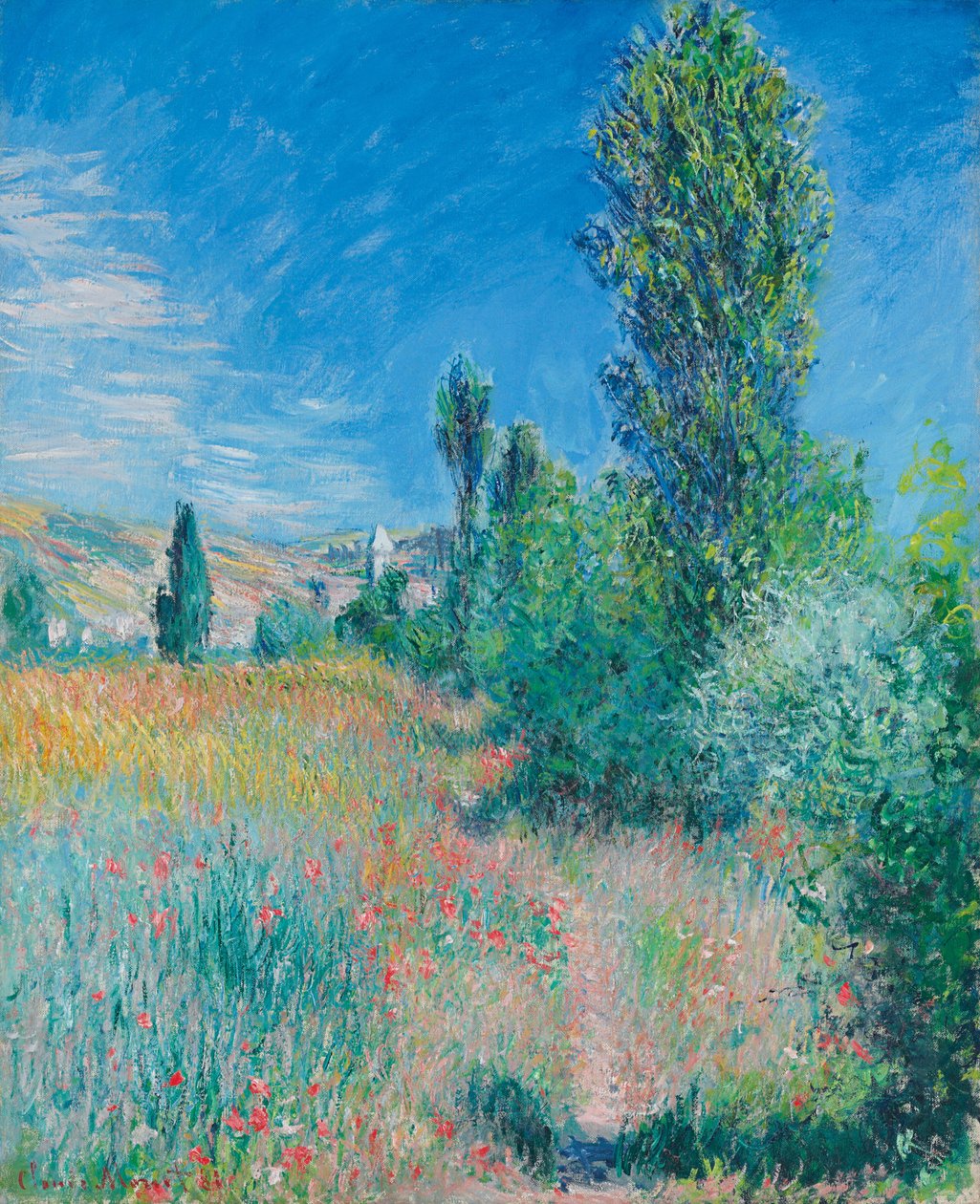 Landskap på Saint-Martin Island, 1881. av Claude Monet