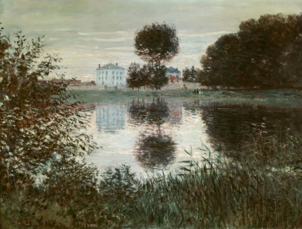 Treet i en ball, Argenteuil av Claude Monet
