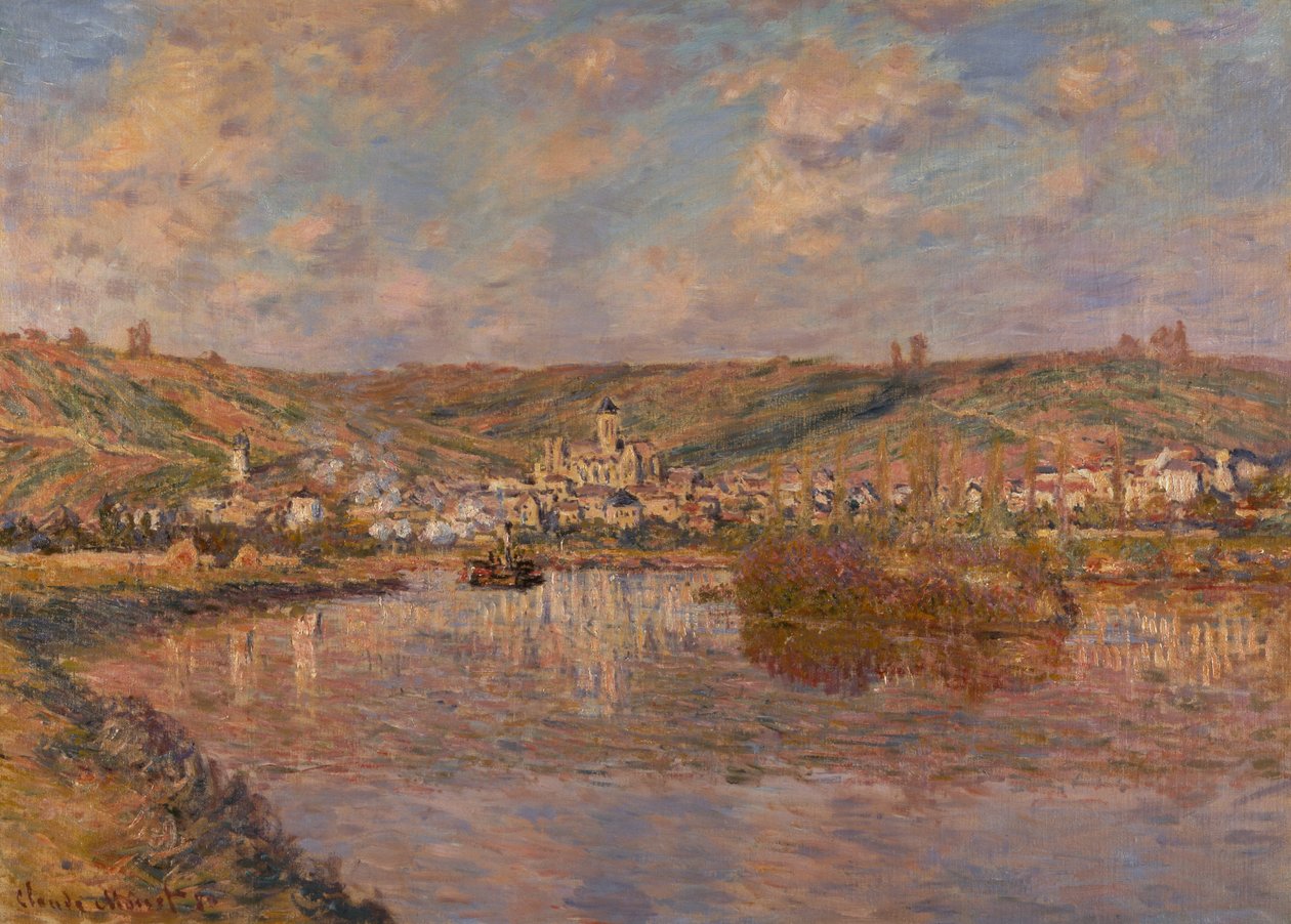 Sen ettermiddag, Vetheuil av Claude Monet