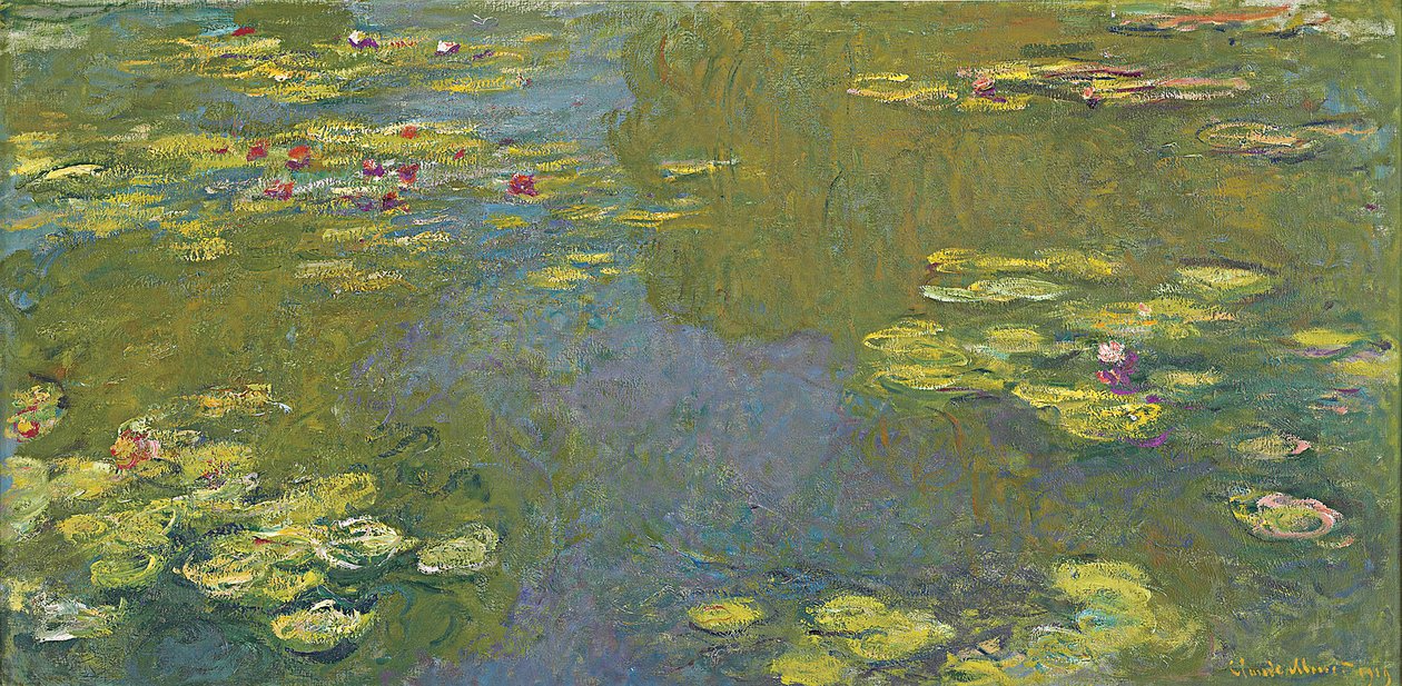Vannliljedam av Claude Monet