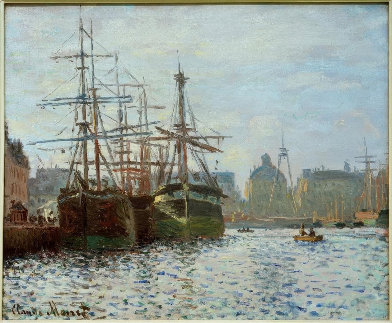 Handelsbassenget, Le Havre av Claude Monet