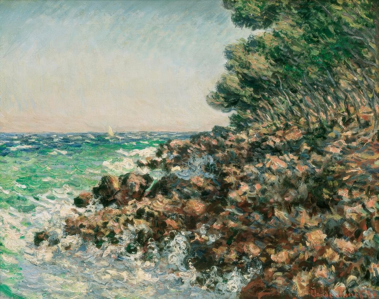 Cap Martin av Claude Monet