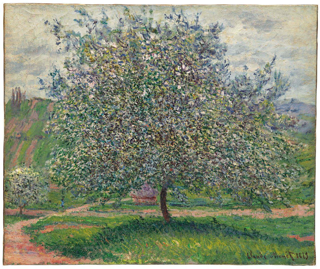 Epletreet, 1879 av Claude Monet