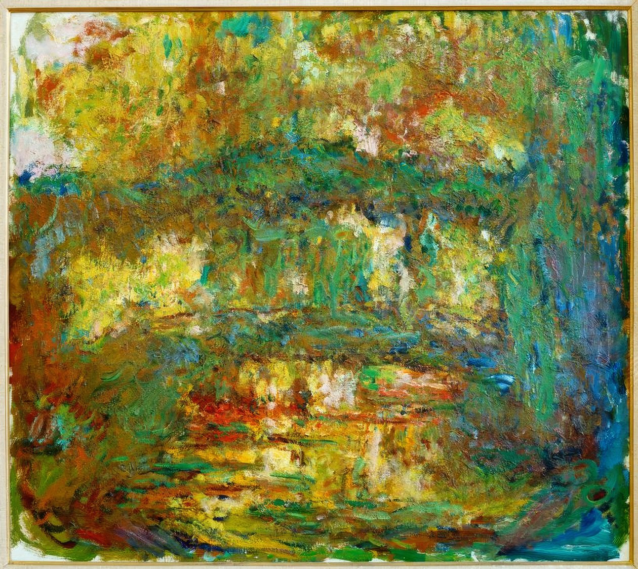 Le Pont japonais (den japanske broen) av Claude Monet