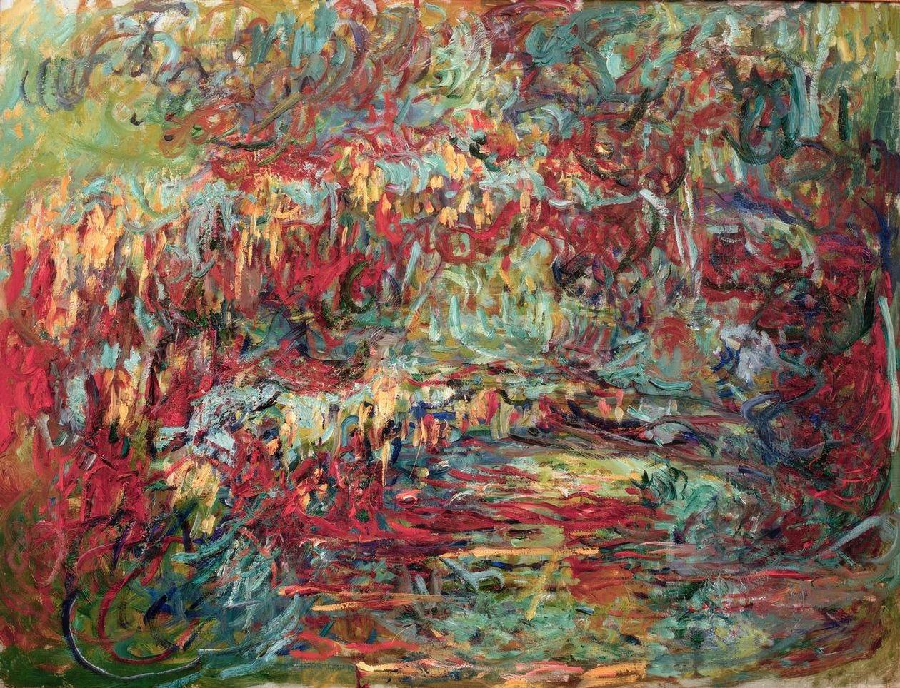Le Pont japonais (den japanske broen) av Claude Monet