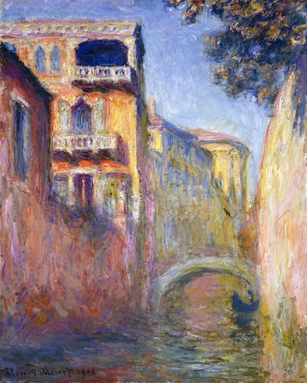 The River of Salute, 1908 av Claude Monet