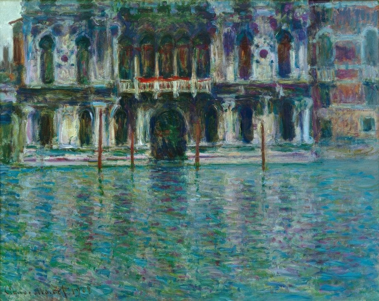 Contarini-palasset av Claude Monet