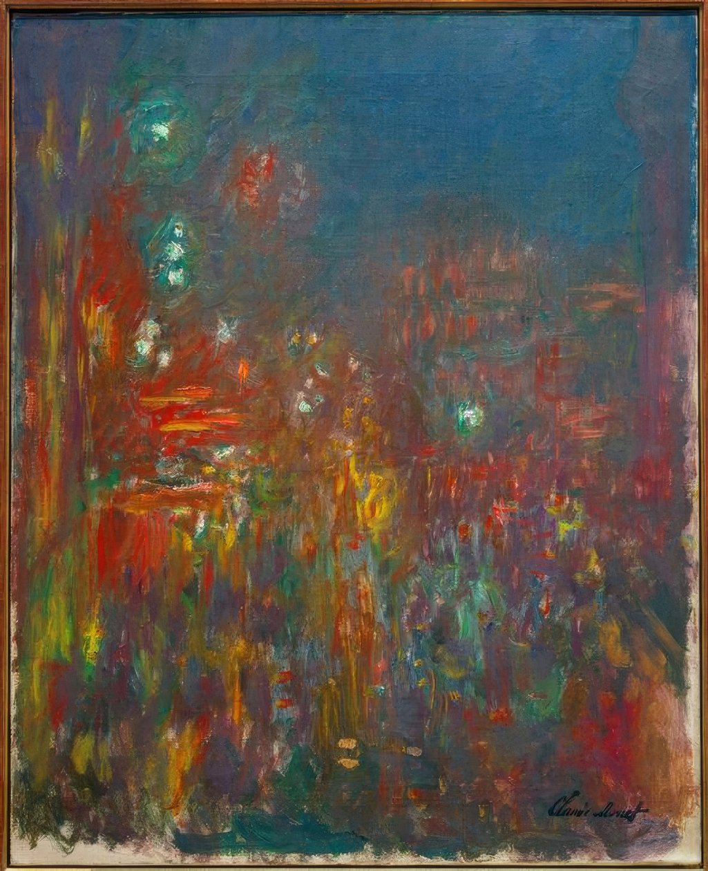 Leicester square av Claude Monet