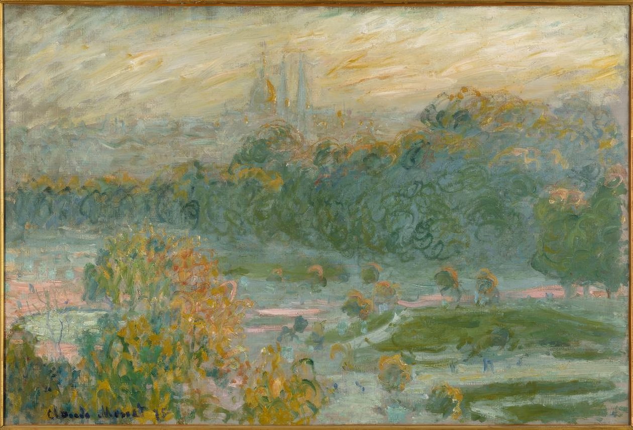 Tuileriene av Claude Monet