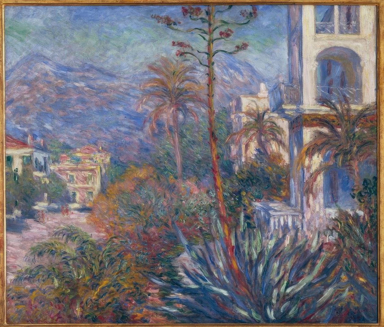 Villaene i Bordighera av Claude Monet