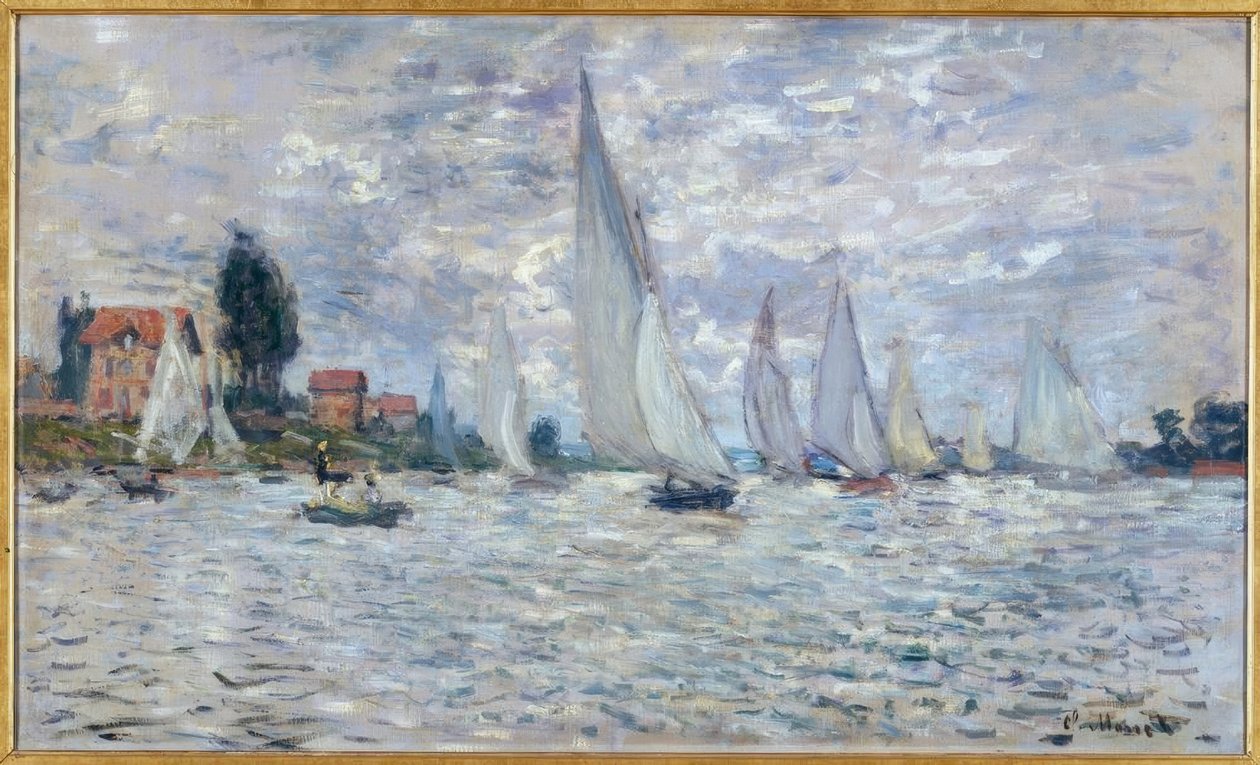Båtene. Regattaer i Argenteuil av Claude Monet