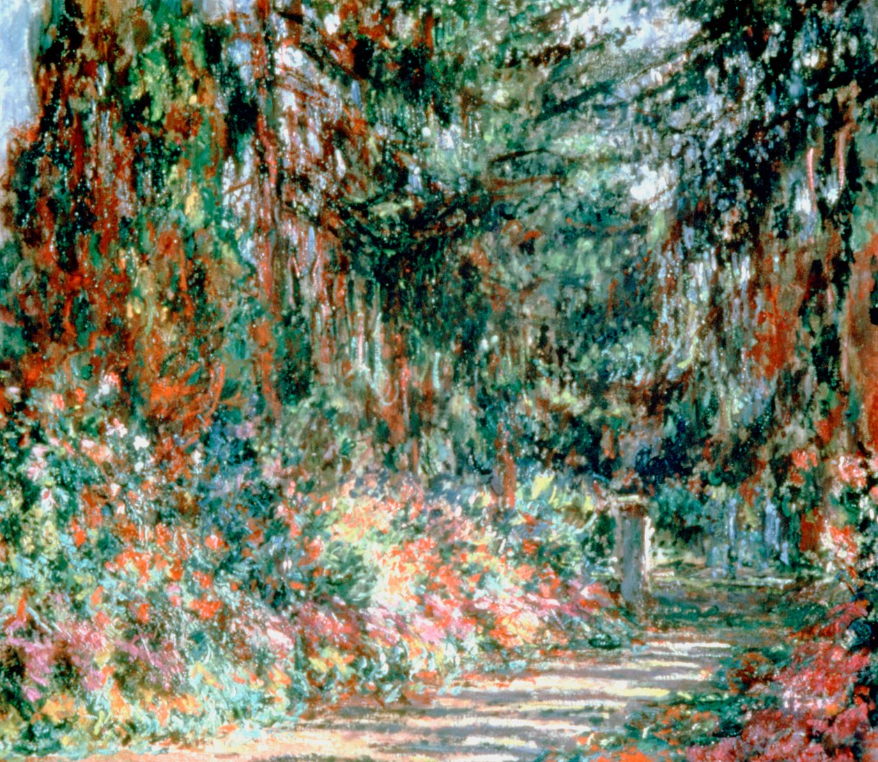 Monets hage c1880 av Claude Monet