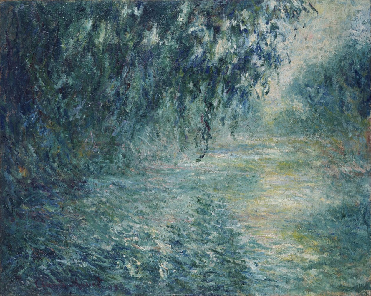 Morgen på Seinen av Claude Monet