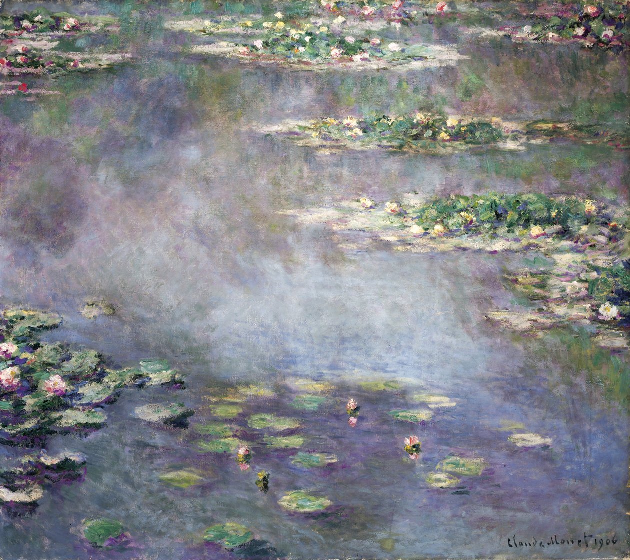 Vannliljer, 1906 av Claude Monet
