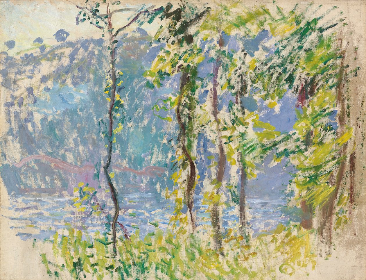 Landskap i Villez av Claude Monet