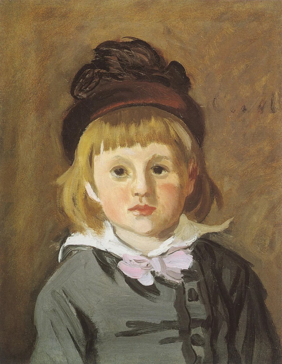 Portrett av Jean Monet, ca 1872. av Claude Monet