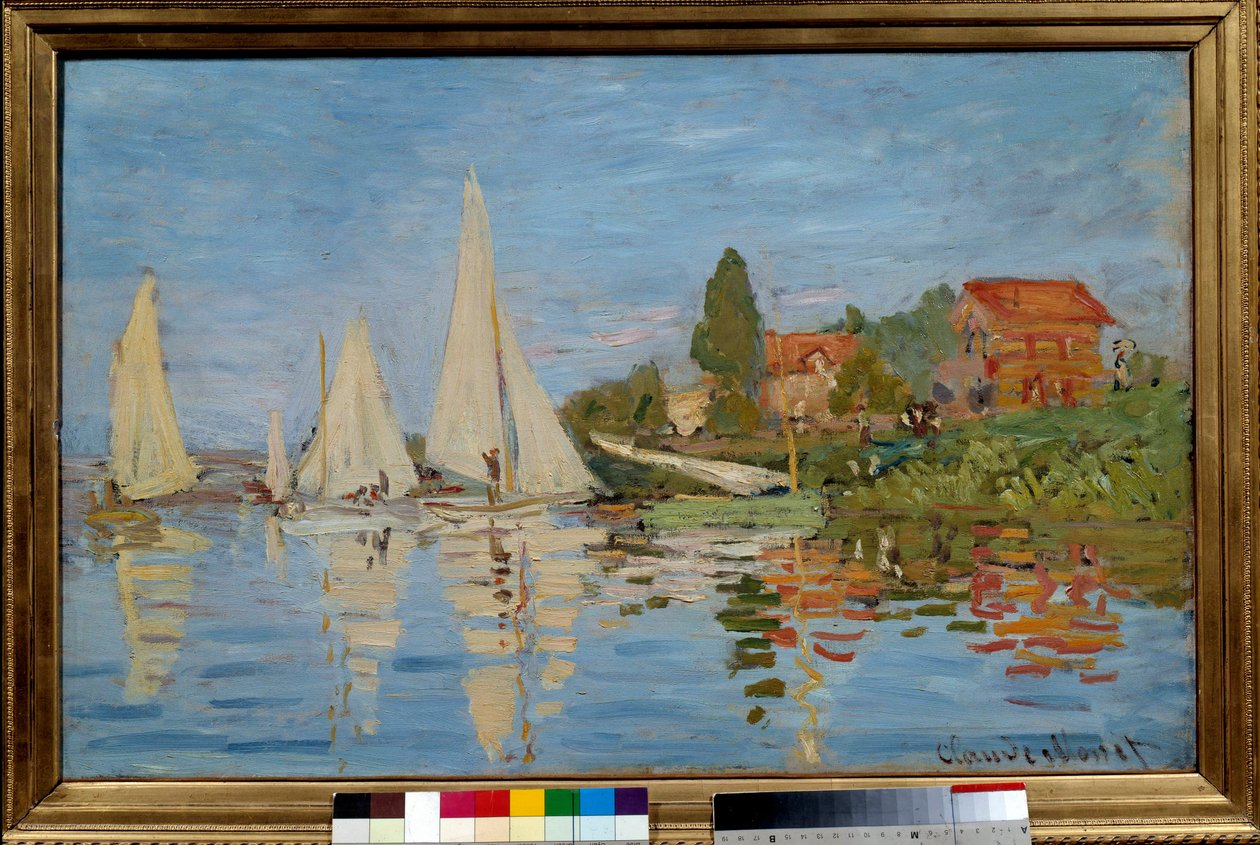 Regatta i Argenteuil av Claude Monet