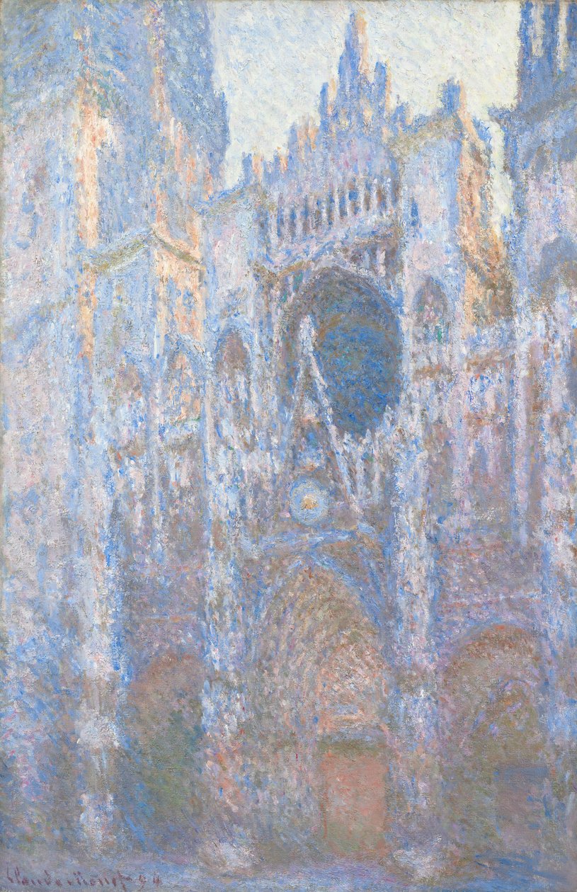 Rouen katedral, vestfasade av Claude Monet
