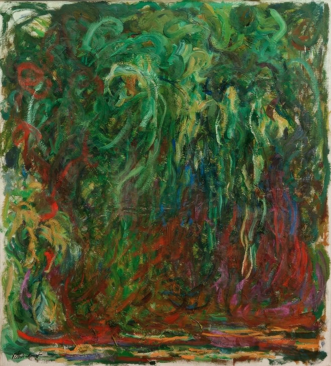 Gråtpil av Claude Monet