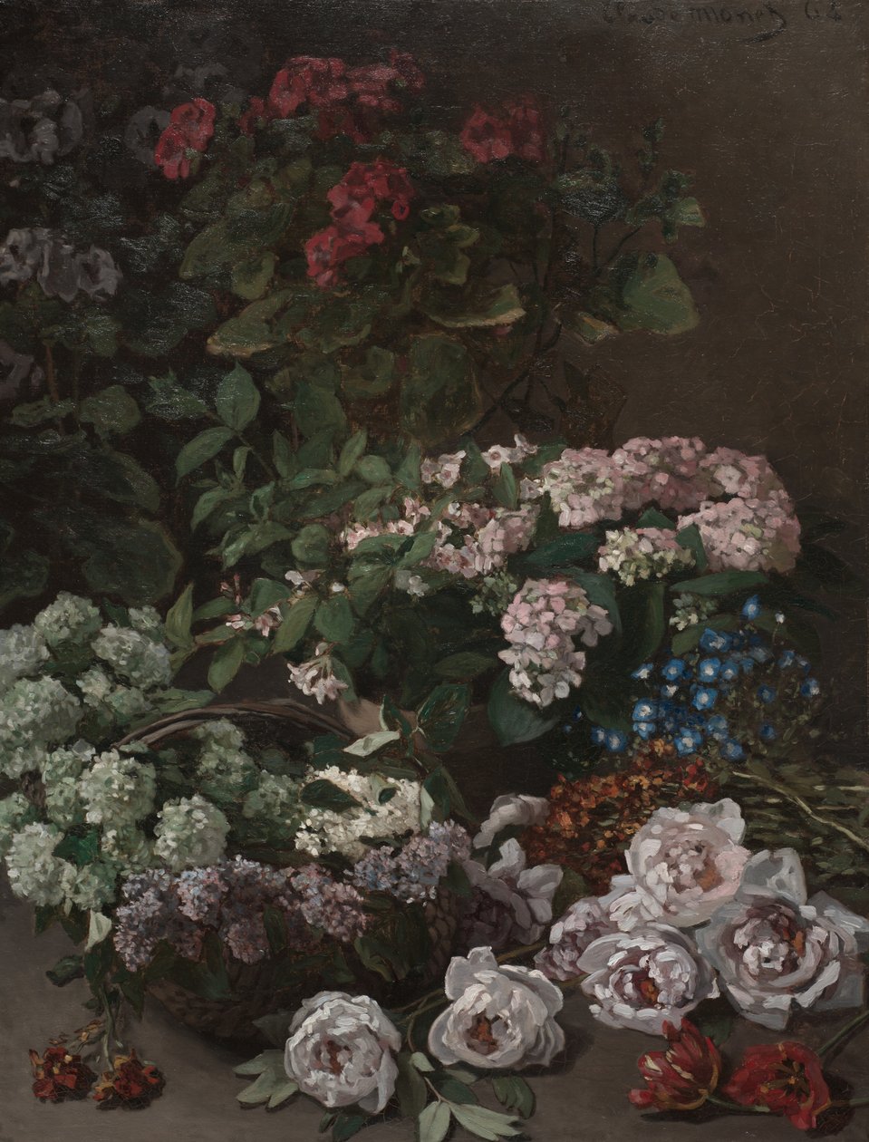 Vårblomster av Claude Monet