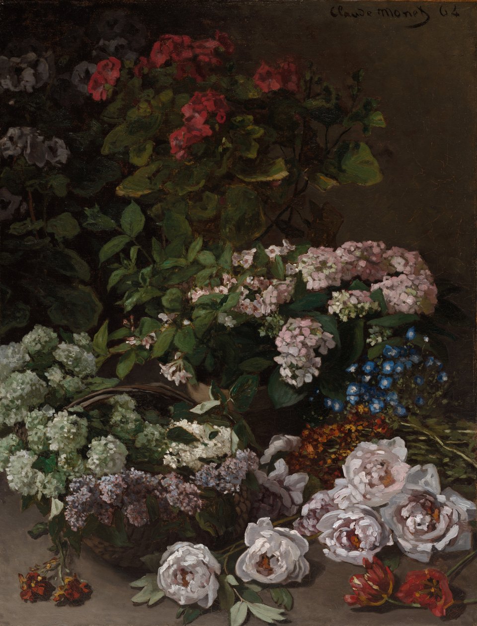 Vårblomster av Claude Monet