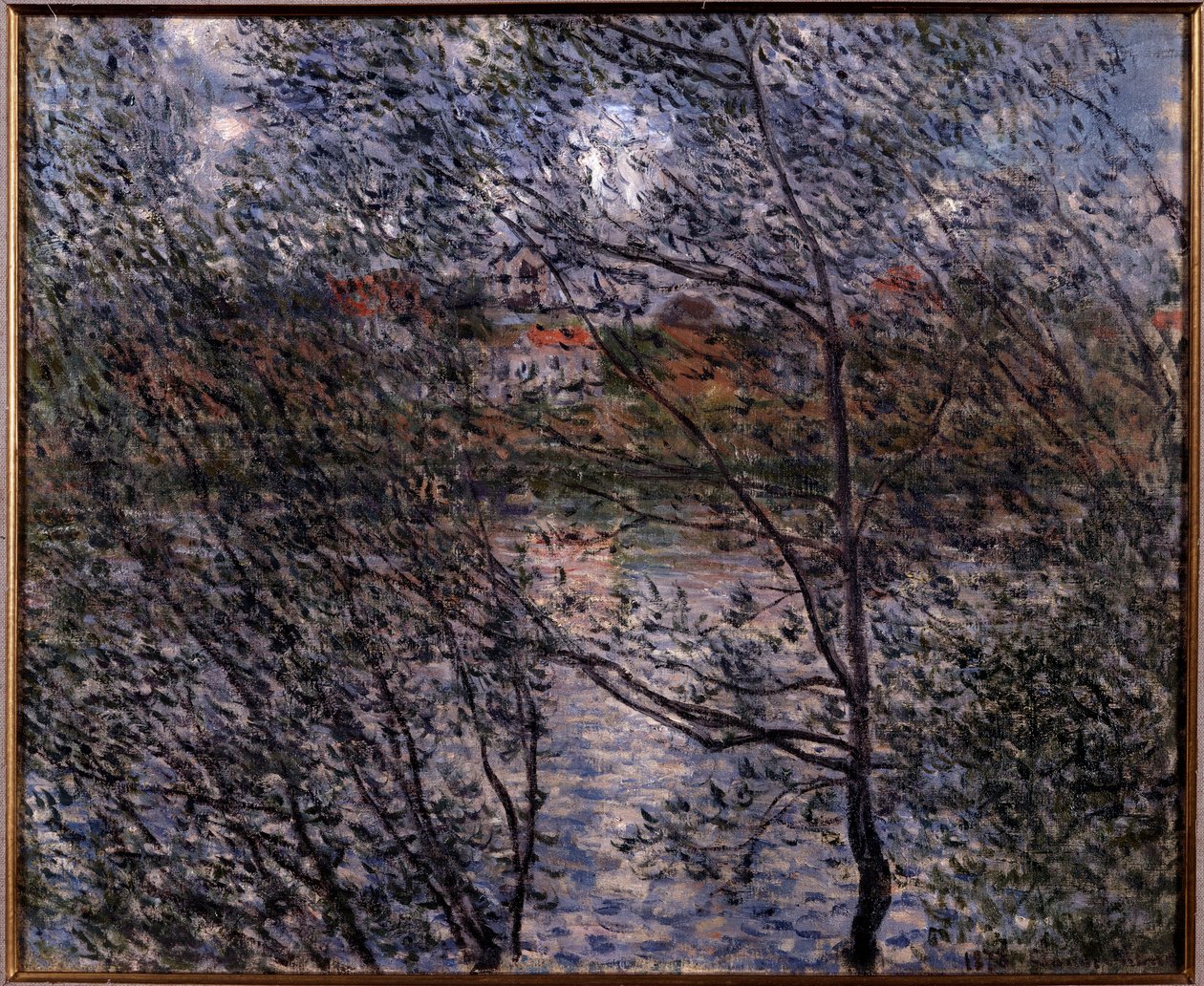 Spring gjennom grenene av Claude Monet