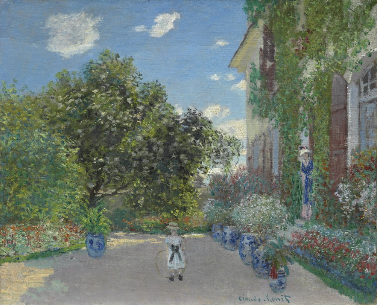 Kunstnerens hus i Argenteuil, 1873 av Claude Monet