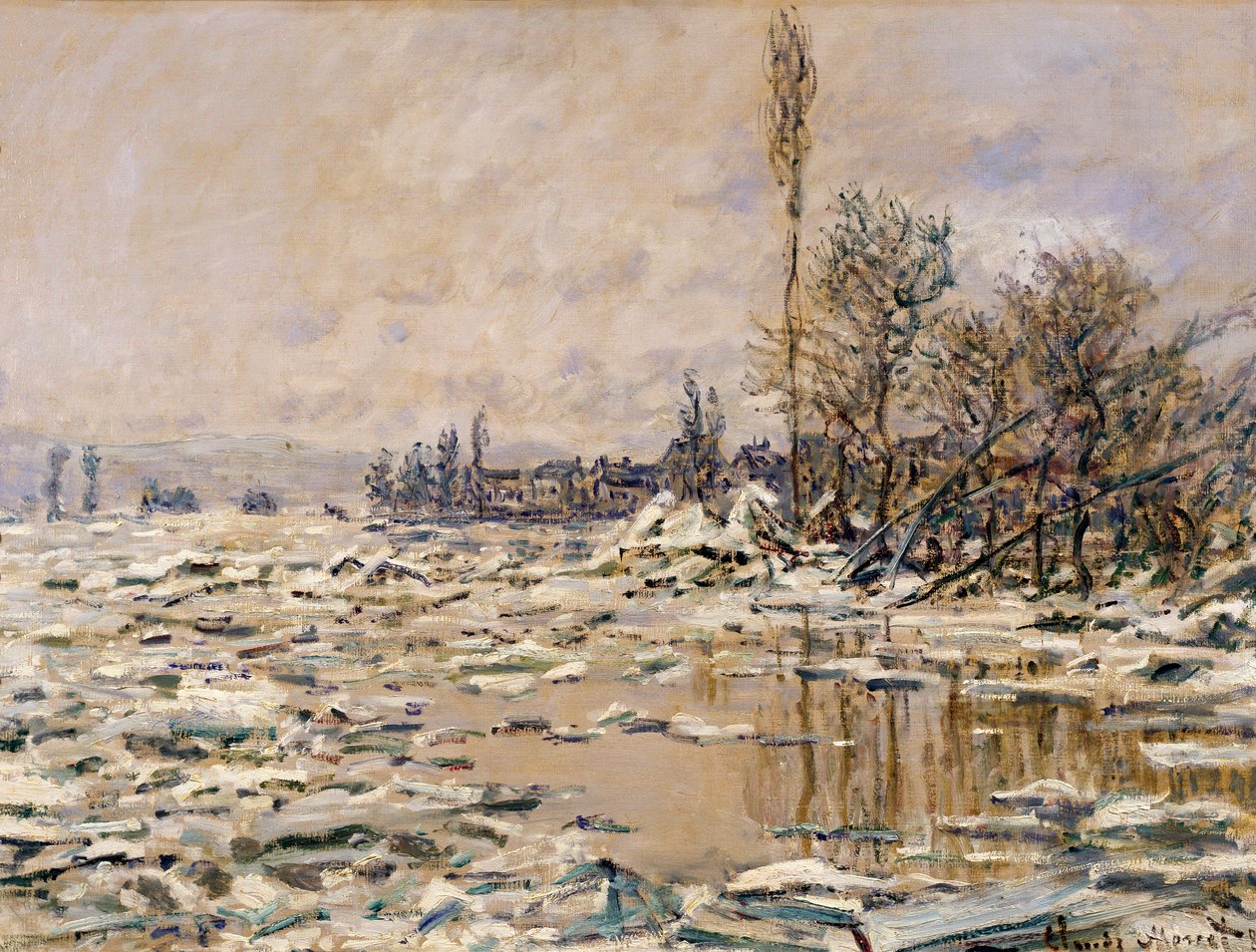 Isbruddet av Claude Monet