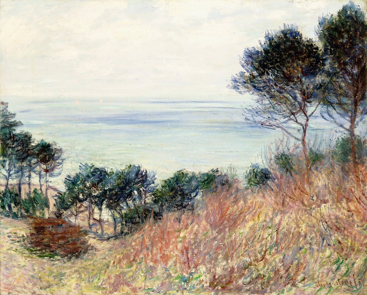 Kysten av Varengeville, 1882 av Claude Monet