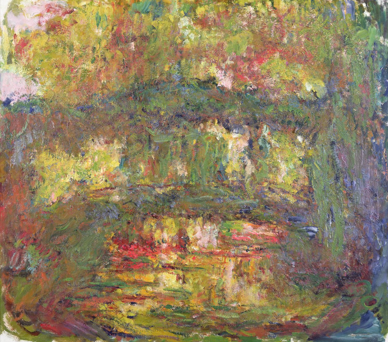Den japanske broen ved Giverny av Claude Monet
