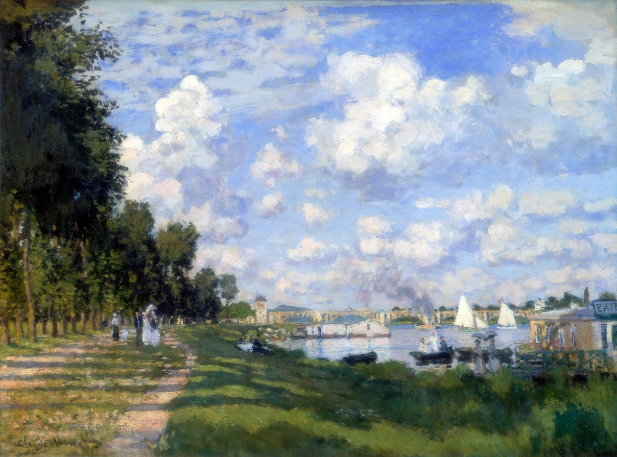 Marinaen i Argenteuil, 1872 av Claude Monet