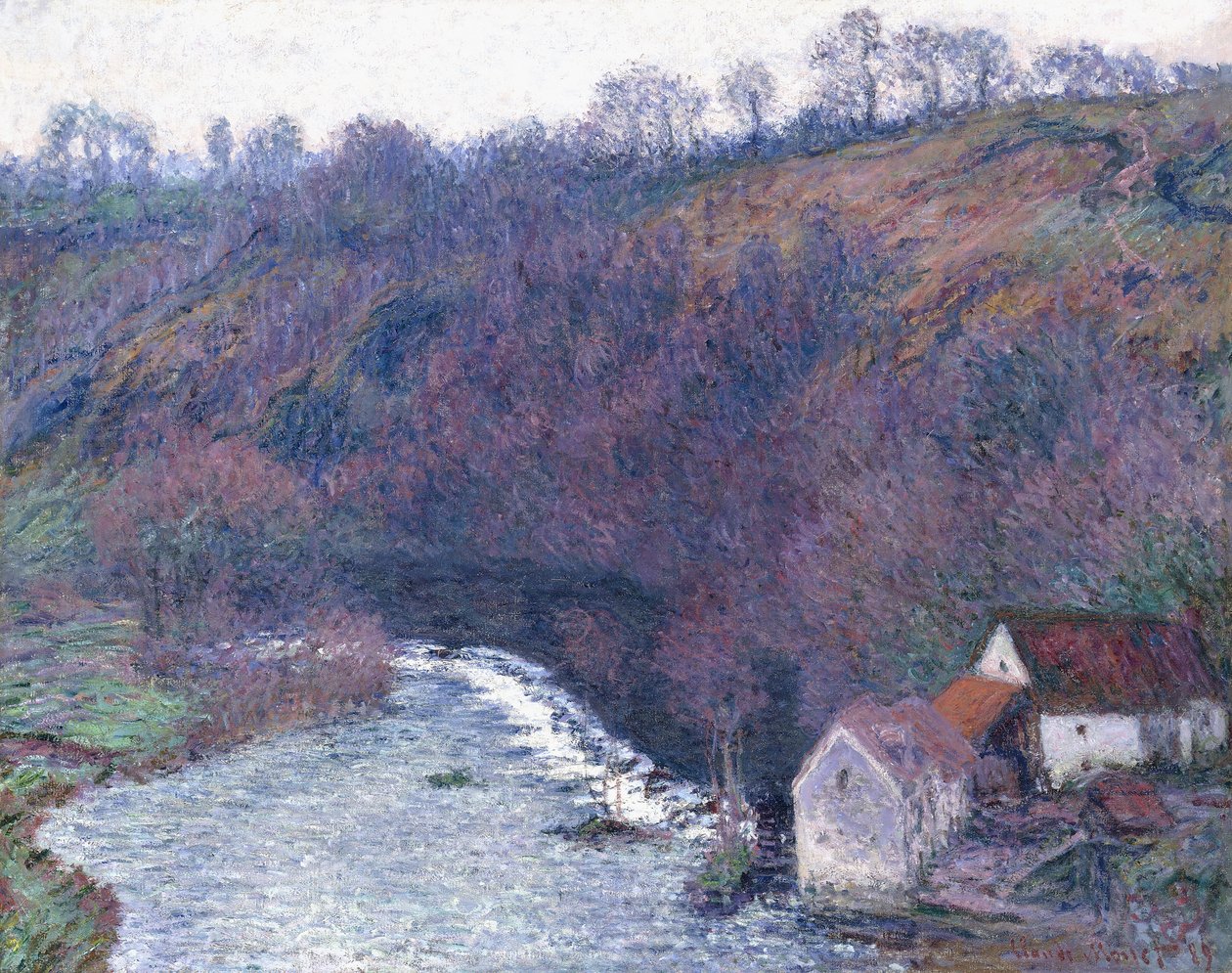 The Mill at Vervy, 1889 av Claude Monet
