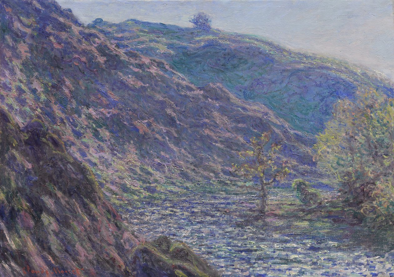 Petite Creuse-elven, 1889 av Claude Monet