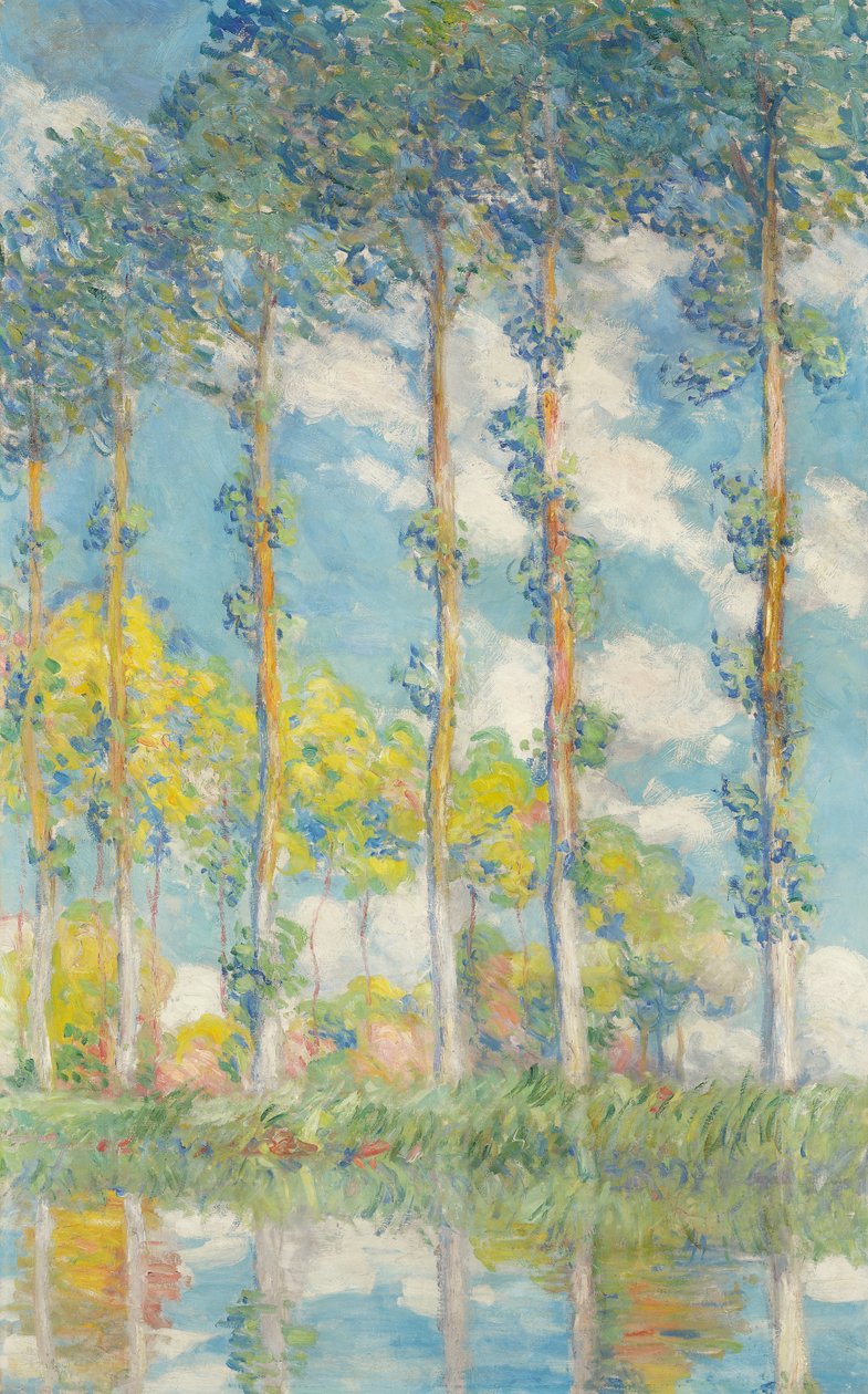 Poplene; Poplene, 1891 av Claude Monet
