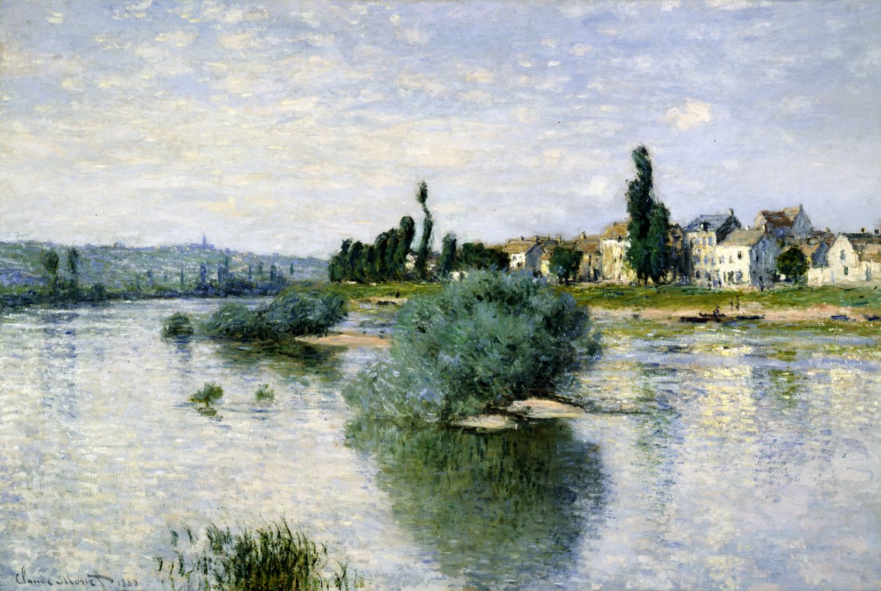 Seinen ved Lavacourt av Claude Monet