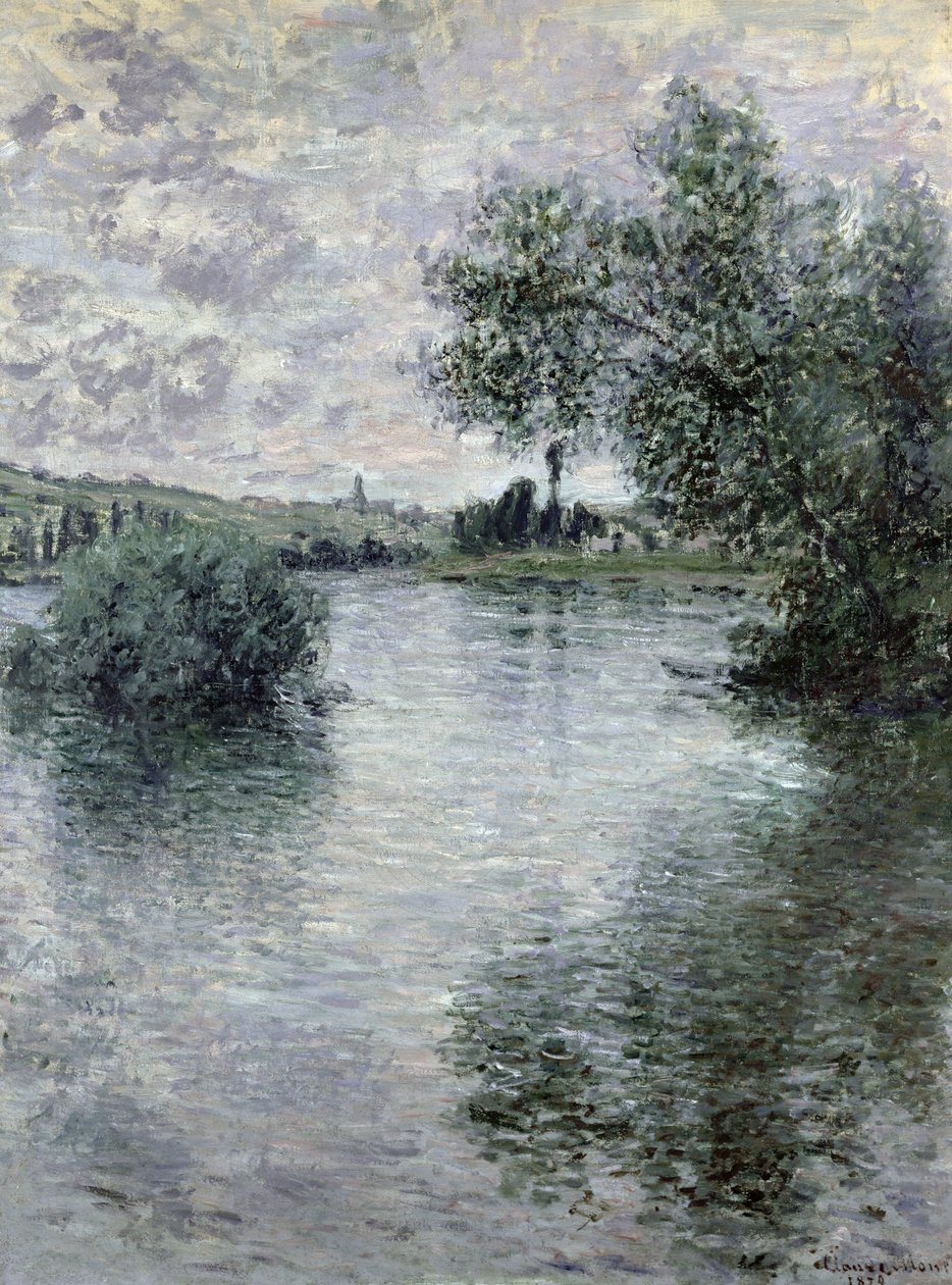 Seinen ved Vetheuil av Claude Monet