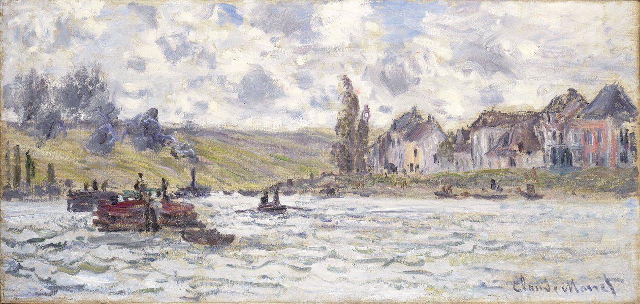 Landsbyen Lavacourt, 1878 av Claude Monet
