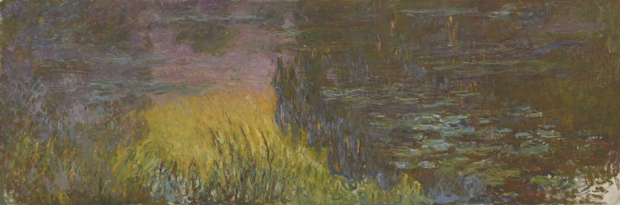 Vannliljene - Solnedgang, 1914-1926 av Claude Monet