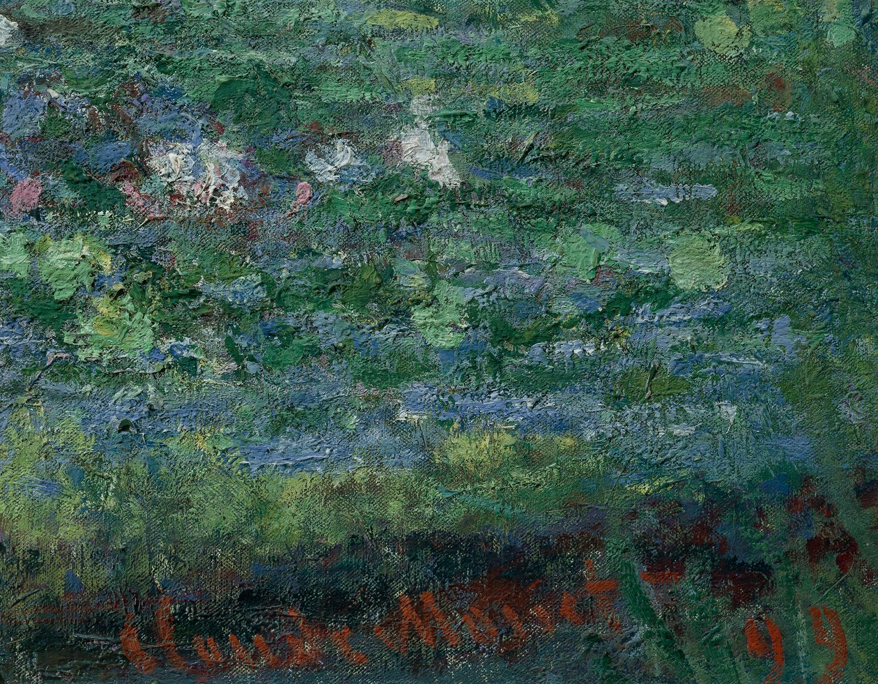 The Waterlily Pond: Green Harmony av Claude Monet